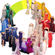 Illustration for article titled Rainbow Coalition: A Color Wheel Of Oscar Gowns